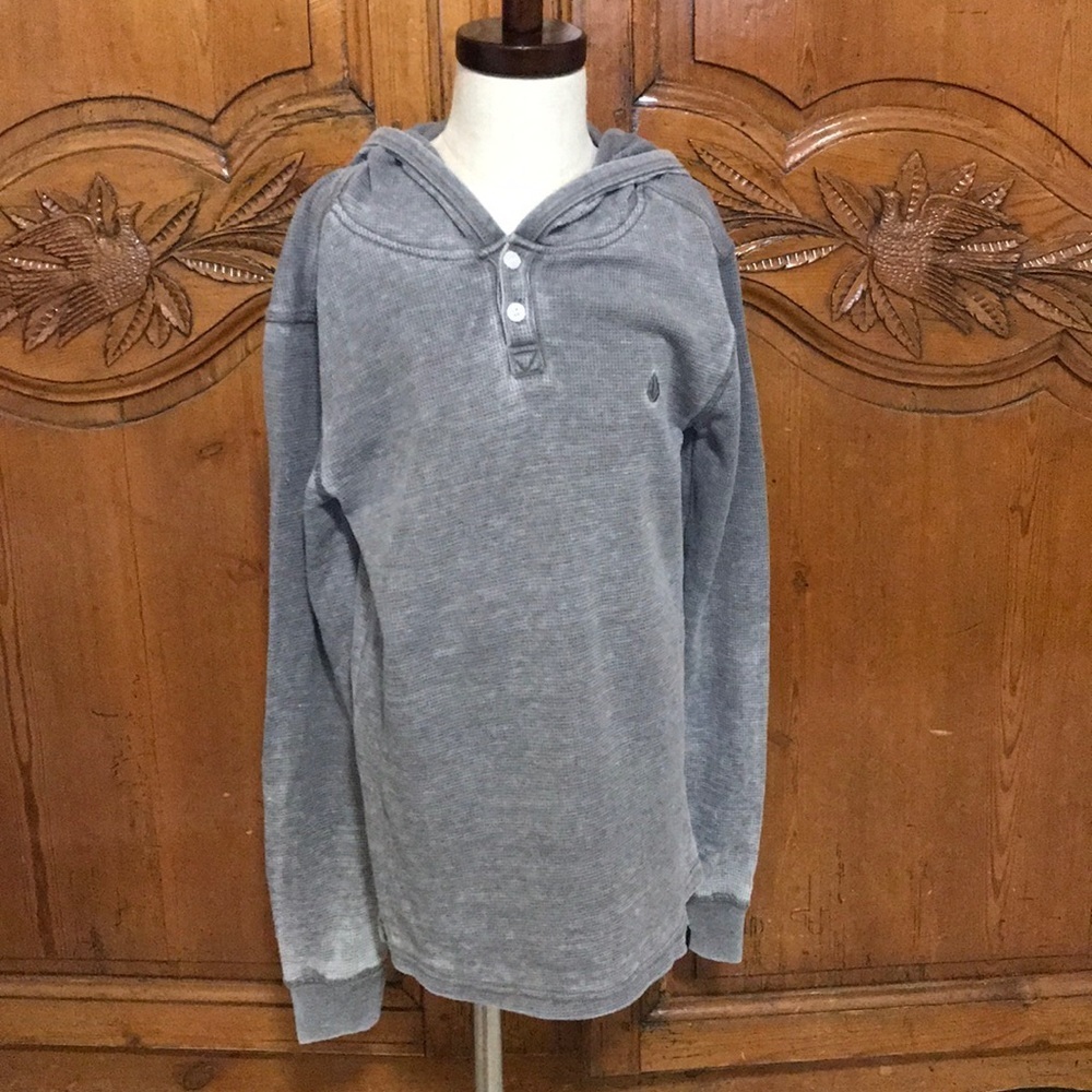 Volcom Youth Stone Washed Thermal Sweatshirt